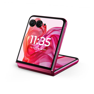 Motorola - razr+ 2024 256GB (Unlocked) - Hot Pink