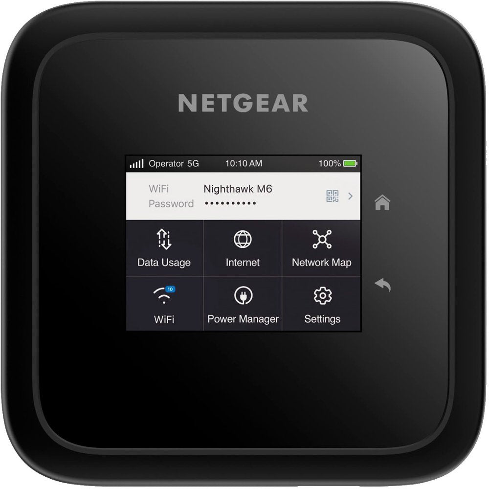 NETGEAR - Nighthawk M6 Pro 5G mmWave Wi-Fi 6E Hotspot - Black (Unlocked)