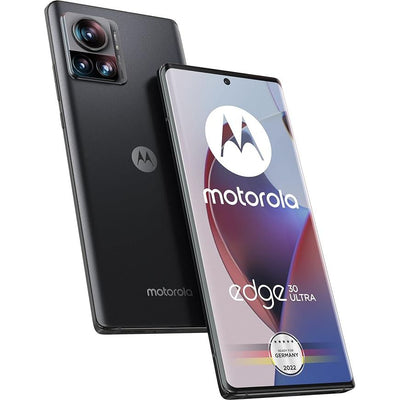 Motorola Edge 30 Ultra Dual-Sim 256GB ROM + 12GB RAM (GSM only | No CDMA) Factory Unlocked 5G Smartphone (Interstellar Black) - International Version