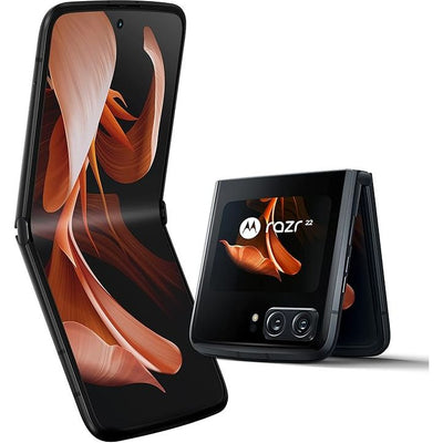Motorola Razr 2022 Dual-SIM 256GB ROM + 8GB RAM (GSM Only | No CDMA) Factory Unlocked 5G Smartphone (Satin Black) - International Version