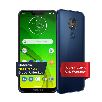 Moto G7 Power - 32GB - Unlocked - Marine Blue