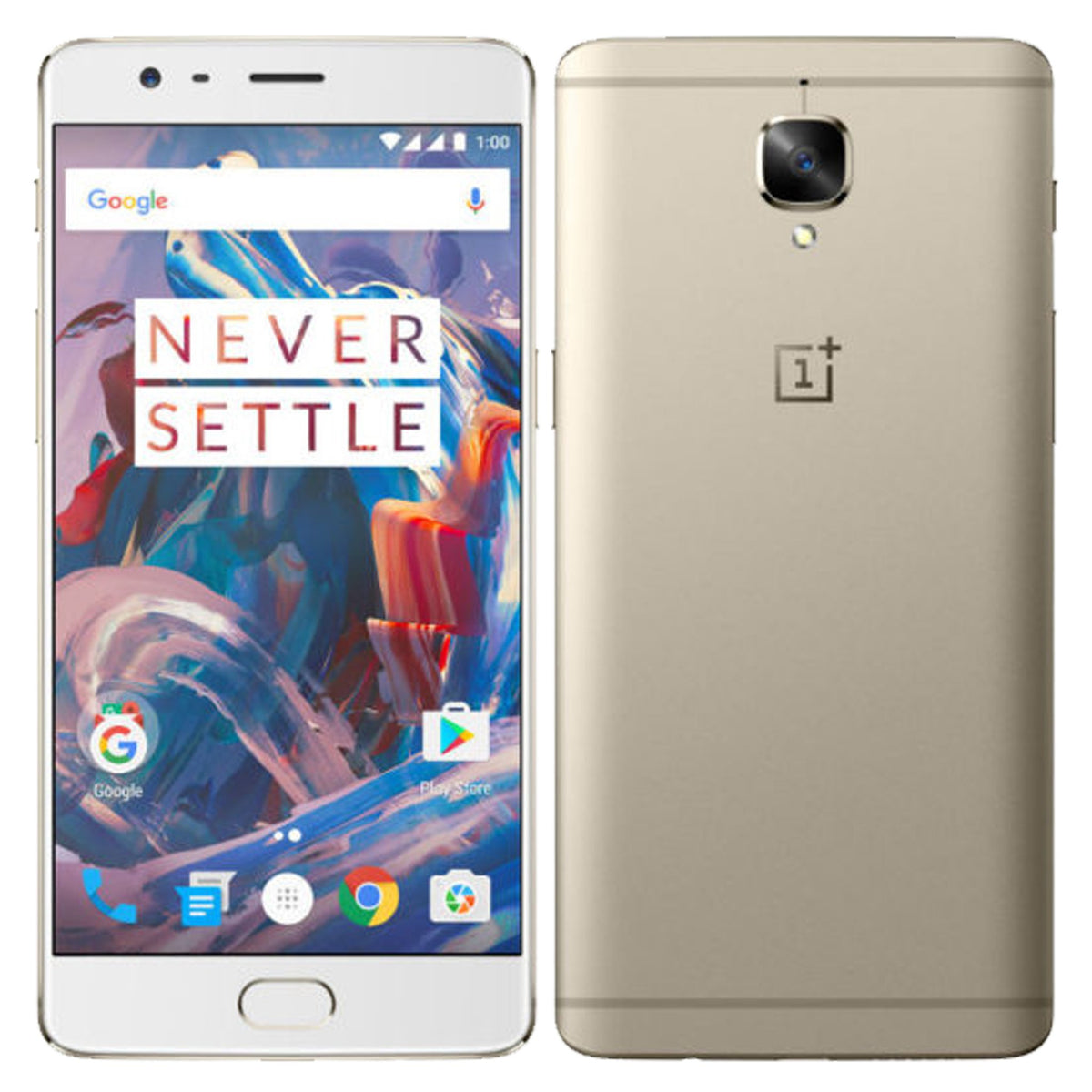 Oneplus A3003 OnePlus 3T Dual SIM A3003 (64GB, Soft Gold) – cellification