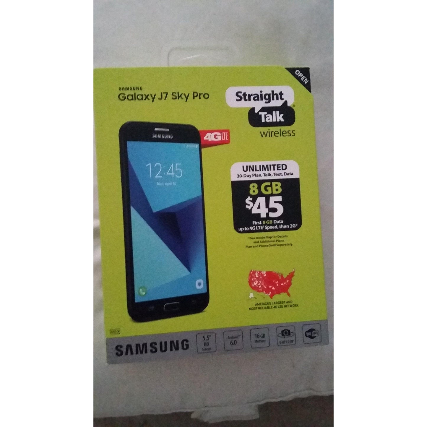 Samsung Galaxy J7 Sky Pro - 16 GB - Black - Straight Talk - GSM