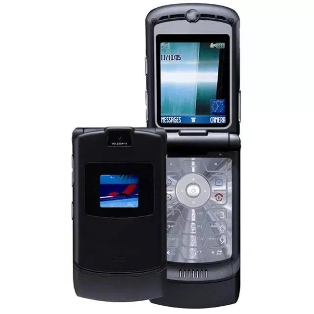 Motorola V3 RAZR Mobile Cell-Phone Unlocked-GSM (black)