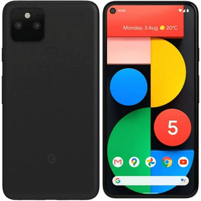 Google - Pixel 5 5G 128GB (Unlocked) - Just Black