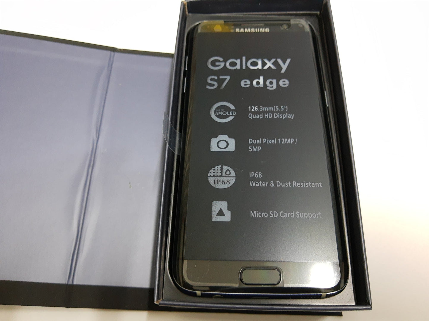 Samsung Galaxy S7 edge - 32 GB - Black Onyx G935V