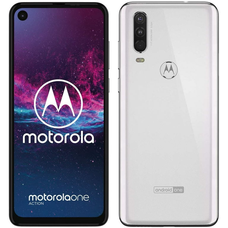 Motorola One Action - 128 GB - White - Unlocked - CDMA-GSM