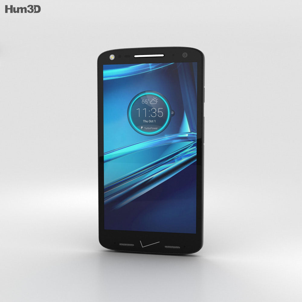 Motorola Droid Turbo 2 32GB in Black-Pebble Leather