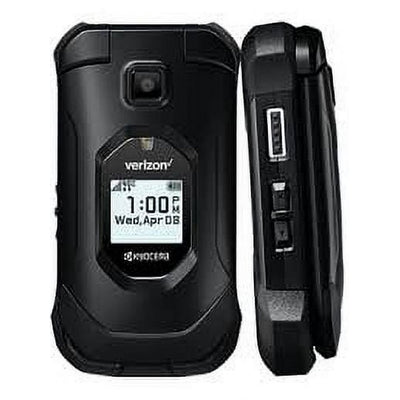 Kyocera DuraXV Extreme E4810 With Battery and Charger Rugged 4G LTE Flip Basic Cell Phone Verizon Black