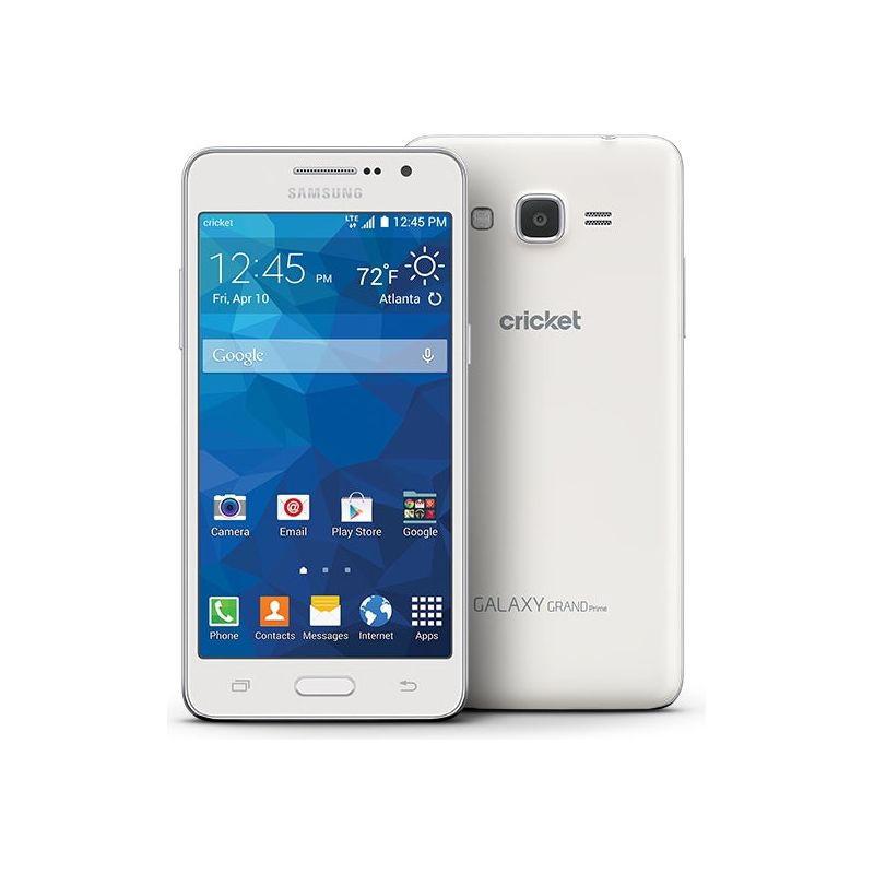 [新品] GALAXY White Samsung Galaxy Grand Prime - 8 GB - White - Cricket Wireless