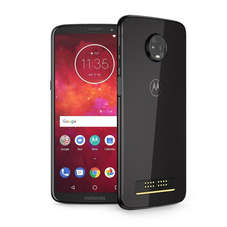 Motorola Moto Z3 Play 64GB Unlocked SmartCell-Phone Deep Indigo