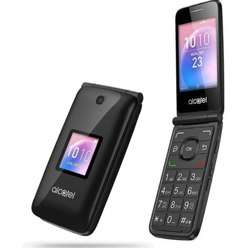 Alcatel Go Flip | 4GB (GSM Unlocked) Flip Phone | Black 4044V ...