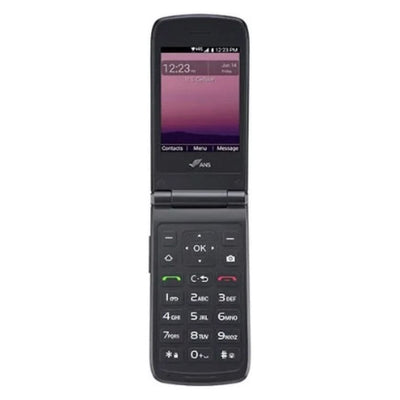 ANS f30 8GB Flip Phone US Cellular Prepaid Black