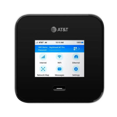 NETGEAR - Nighthawk M7 Pro WIFI 7 Mobile Hotspot - Black (AT&T)