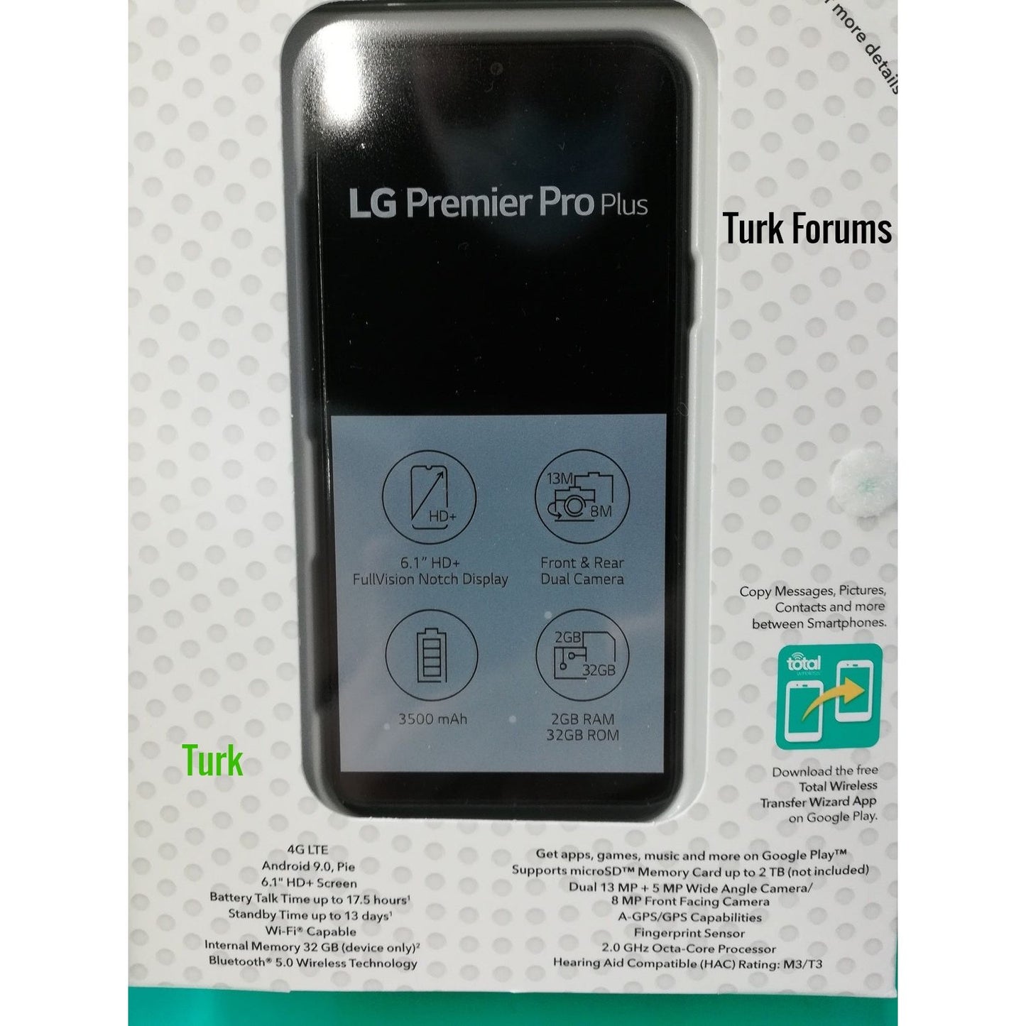 LG Premier Pro Plus - 32 GB - Total Wireless - CDMA-GSM