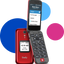 Jitterbug Flip2 Mobile Cell-Phone for Seniors Red