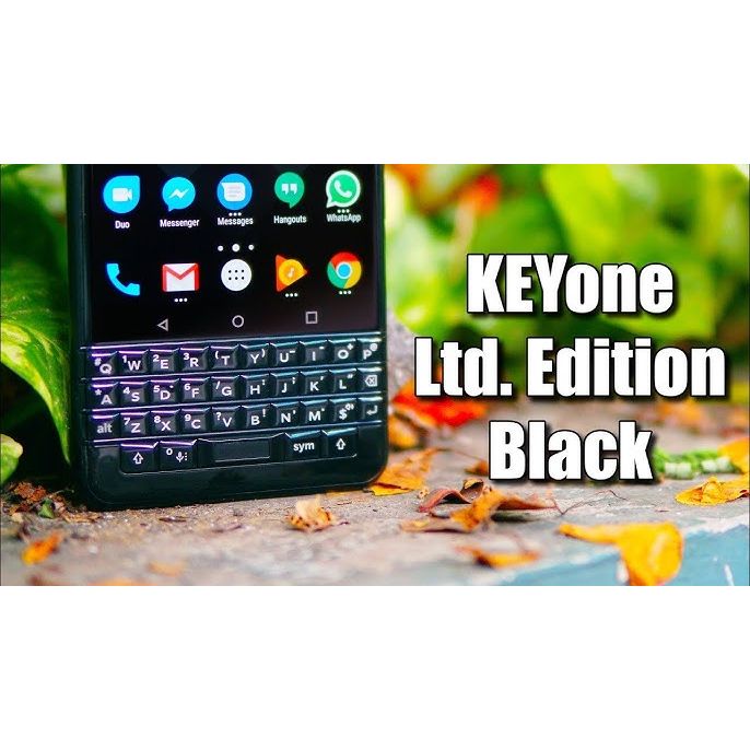 BlackBerry KEYone (Limited Edition Black, QWERTY Keypad