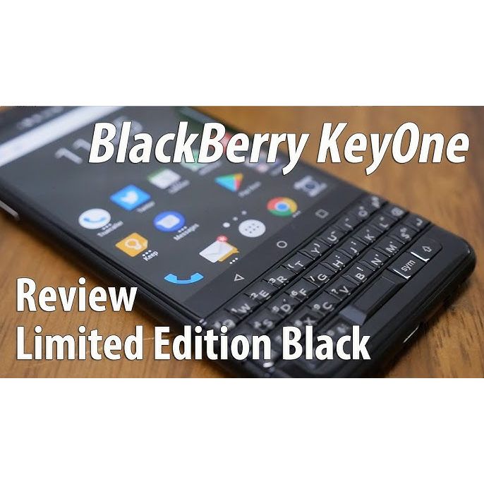 BlackBerry KEYone (Limited Edition Black, QWERTY Keypad