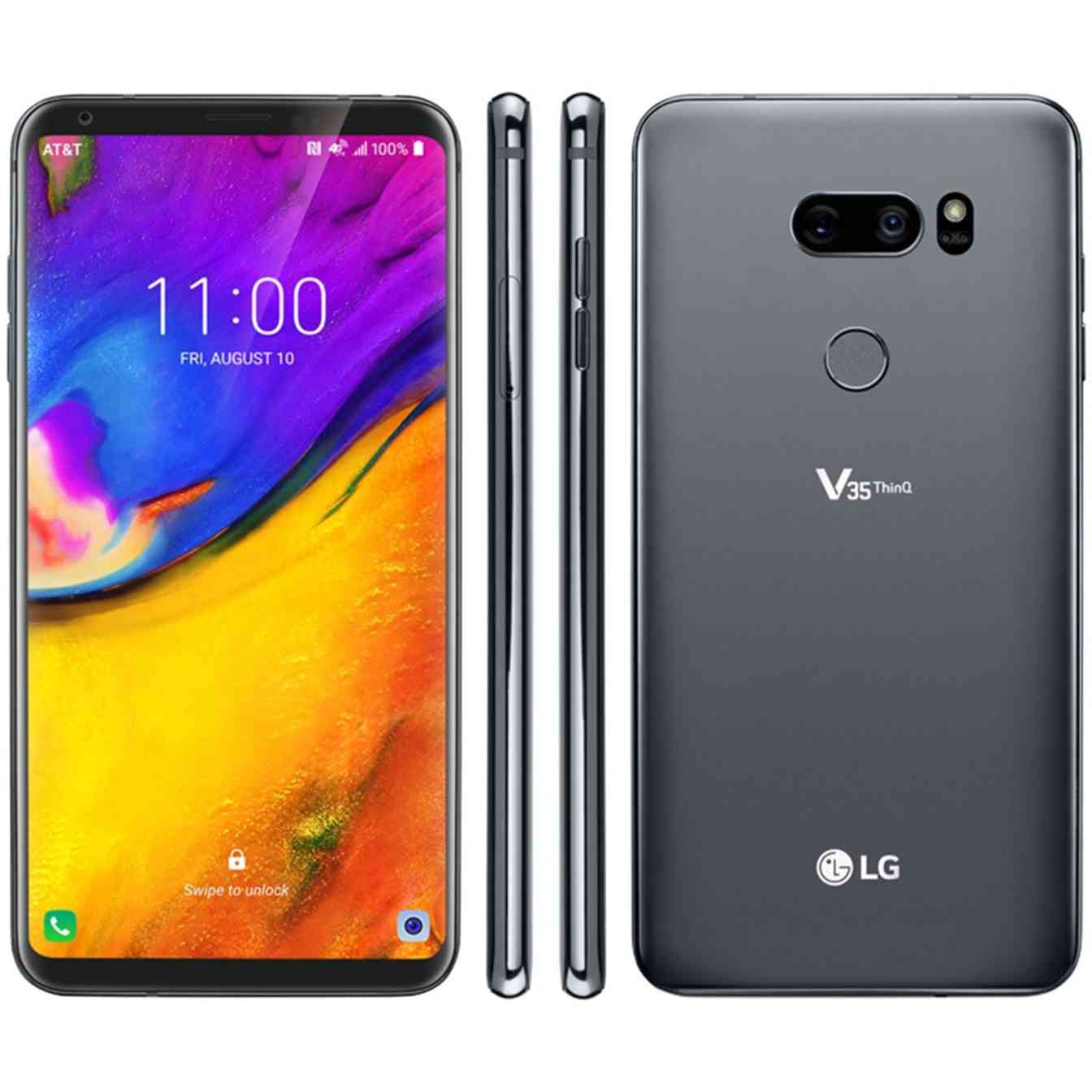 LG V35 ThinQ - 64 GB - Aurora Black - AT&T - GSM