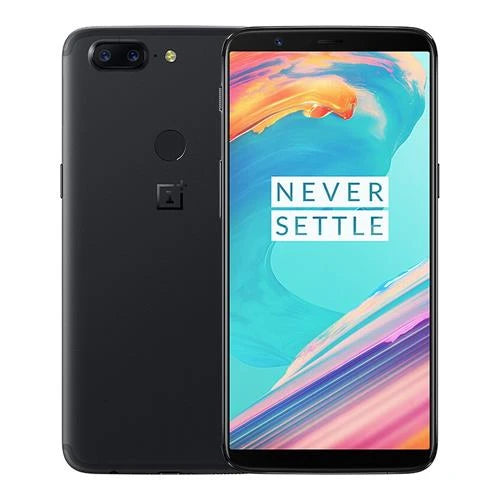 OnePlus 5T 64GB + 6GB AT&T T-Mobile Unlocked-GSM SmartCell-Phone BlacK