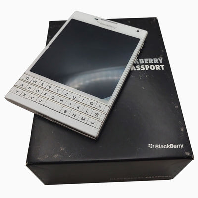 Blackberry Passport 32GB White SQW100-1 QWERTZ Factory Unlocked