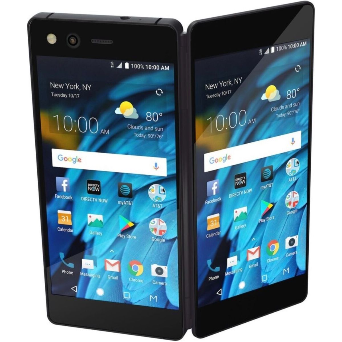 ZTE Axon M Z999 64GB Unlocked AT&T Dual-Screen Phone