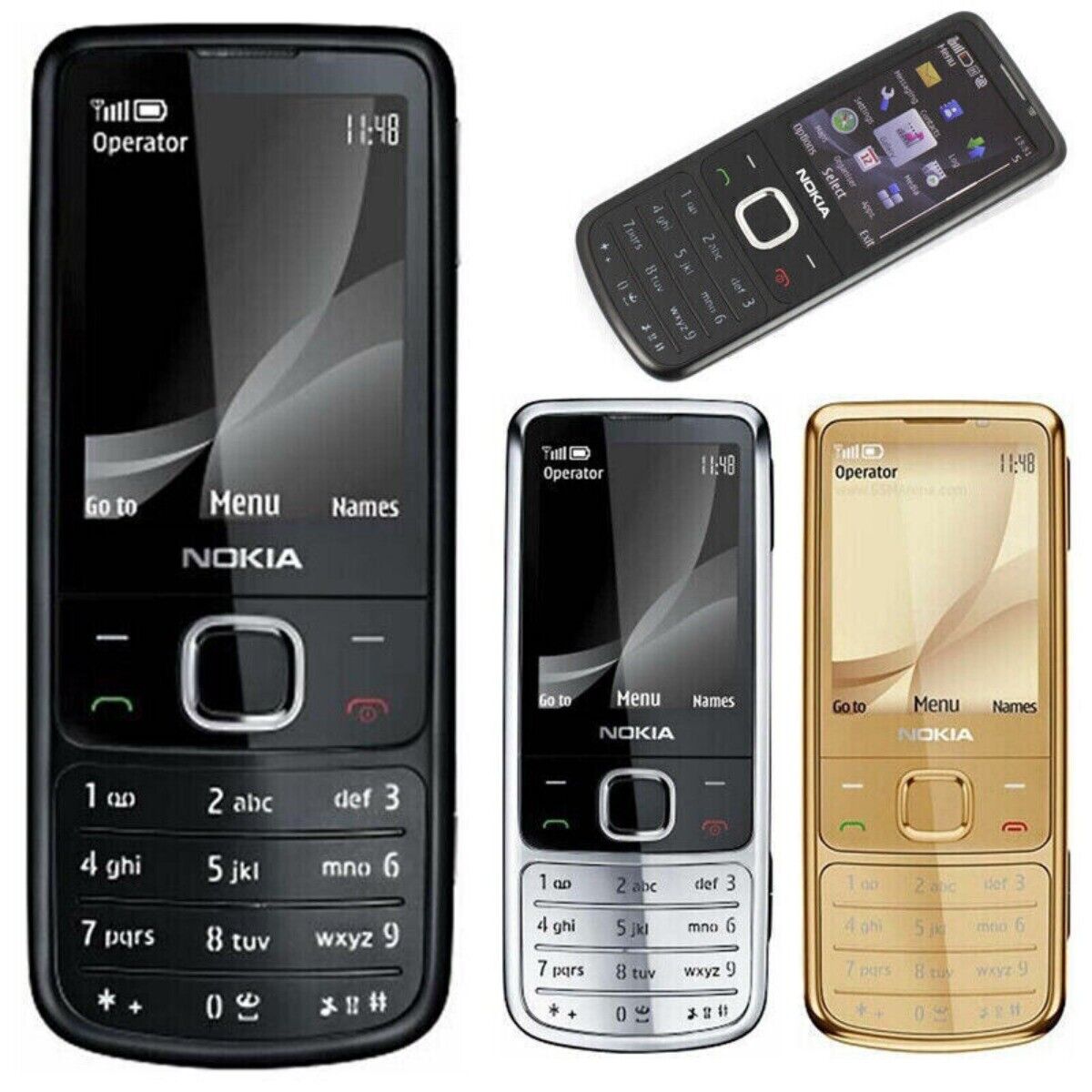 Nokia 6700 Classic 2.2 Inches Mobile Unlocked Gold mobile Phon