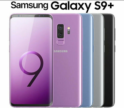 Samsung Galaxy S9+ G965U T-Mobile Unlocked-GSM SmartCell-Phone - Midnight