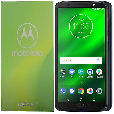 Moto G6 64 GB Unlocked (AT&T-Unlocked-T-Mobile-Verizon Unlocked) Deep Indigo