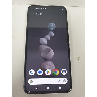 New Google Pixel 5, Fully Unlocked | Black, 128 GB