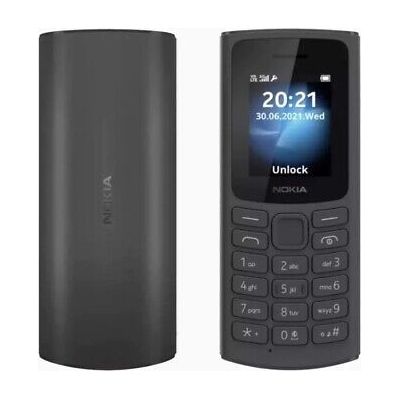 Nokia 105 4G | GSM Unlocked Mobile Phone | Volte | Black | International Version | Not AT&T/Cricket/Verizon Compatible