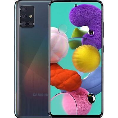 Samsung Galaxy A51 5G 128GB  Prism Crush Black -Prepaid Smartphone AT&T