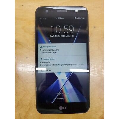 LG x Charge Unlocked-GSM 16GB Black Android SmartCell-Phone