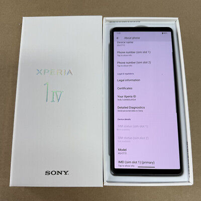 NEW original box Sony Xperia 1 IV 5G XQ-CT72 Dual Sim 12gb-256gb