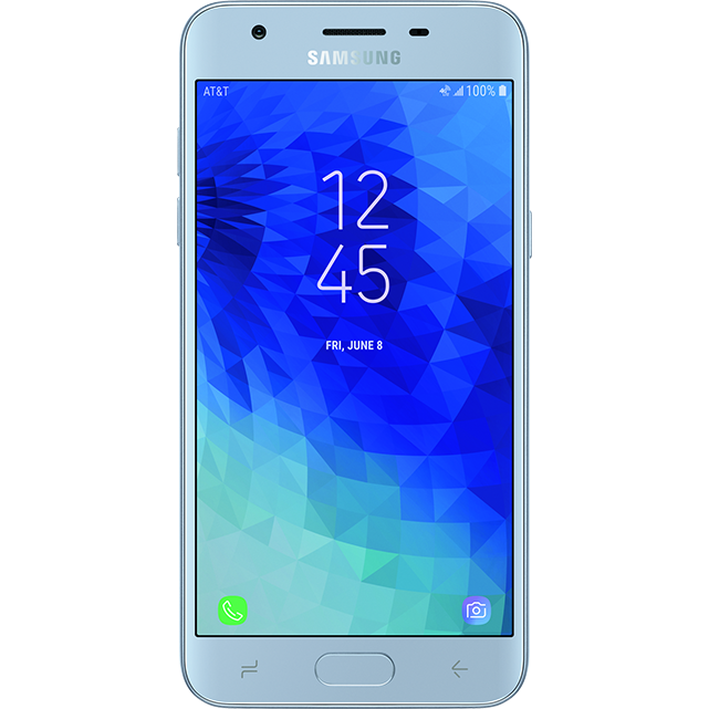 Samsung Galaxy J3 (2018) - 16 GB - Silver - AT&T - GSM