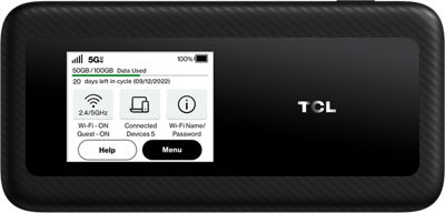 TCL LinkZone 5G UW - Mobile WiFi Hotspot - Verizon Only - MW513U