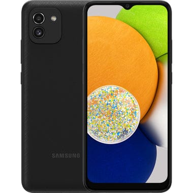Samsung Electronics Galaxy A03 Cell Phone, Factory GSM Unlocked Android Smartphone, 32GB, Long Lasting Battery, International Version (Black) (B09TWW6K4K)