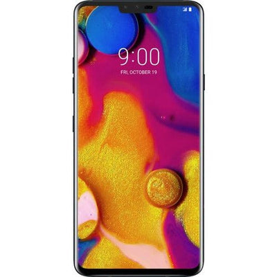 LG V40 ThinQ - Smartphone - 4G LTE - 64 GB - microSD slot - 6.4" - 3120 x 1440 pixels (538 ppi) - RAM 6 GB - 3x rear cameras (2x front cameras) - Android - aurora black