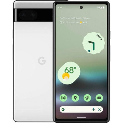 Google - Pixel 6a 128GB (Unlocked) - Chalk