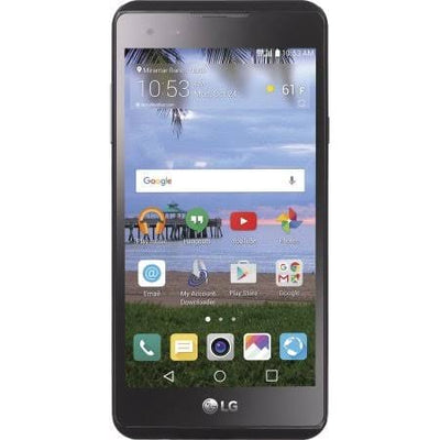 LG SMLGL53BGP5 x Style 4G LTE Prepaid SmartCell-Phone - Black