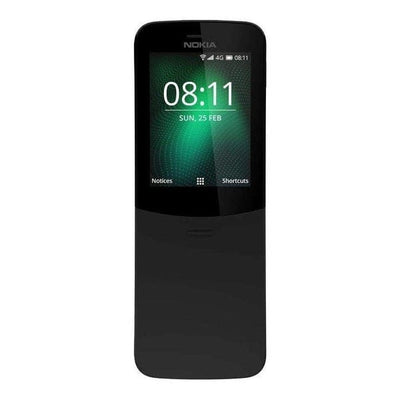 Nokia 8110 4G Dual SIM At&t Locked KaiOS Cell-Phone - Black