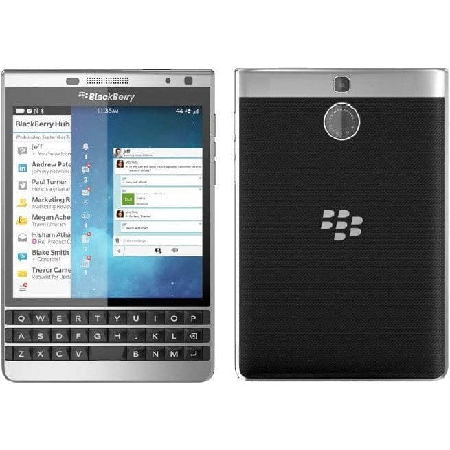 BlackBerry Passport - 32 GB - Silver- Unlocked - GSM