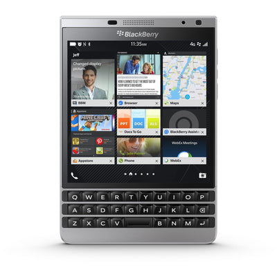 Blackberry Passport 32GB White SQW100-1 QWERTZ Factory Unlocked