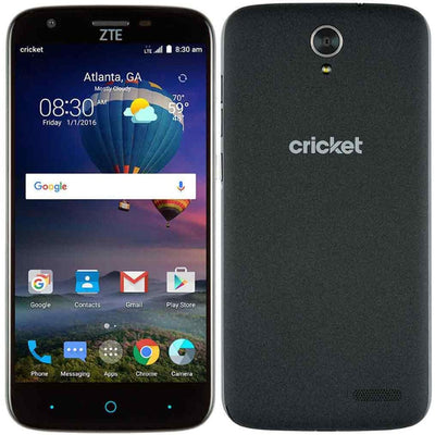 ZTE Grand X3 - 16 GB - Ebony Tweed - Cricket Wireless - GSM