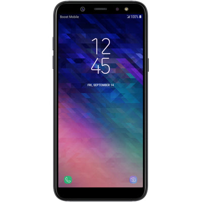 Samsung Galaxy A6, 32GB, Black, Boost Mobile