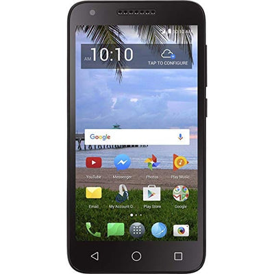 Simple Mobile - Raven A574BL with 16GB Memory Mobile Cell-Phone - Black