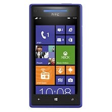 HTC - Windows Cell-Phone 8x 4G 16GB (Unlocked-GSM)  - Blue