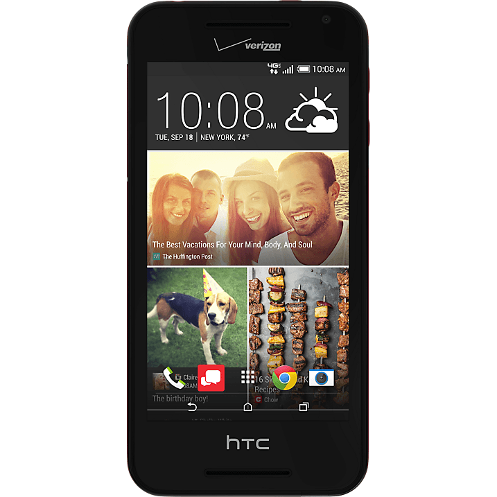Verizon Unlocked Wireless Prepaid - HTC Desire 612 4G LTE with 8GB