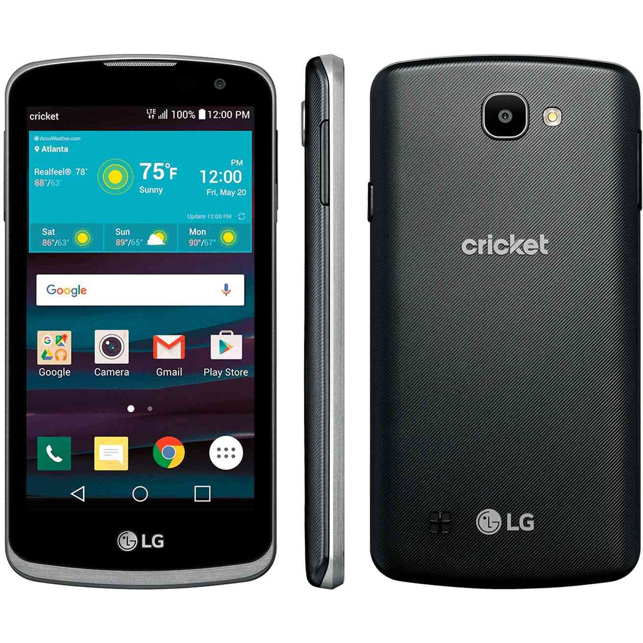 Cricket LG Spree - Black - Mobile Cell-Phone - Prepaid