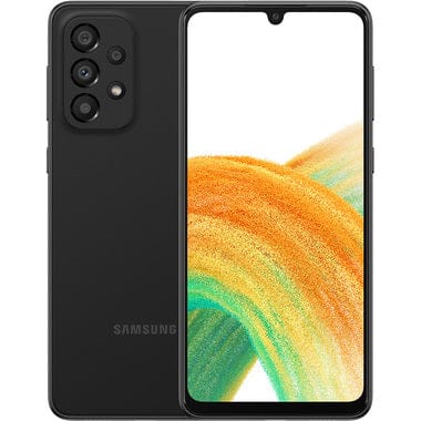 Samsung Galaxy A33 5G (SM-A336M/DS),128GB 6GB RAM, Factory Unlocked GSM, International Version (128GB SD Card Bundle) - No Warranty - (Awesome Black) (B09Y9H8PNG)